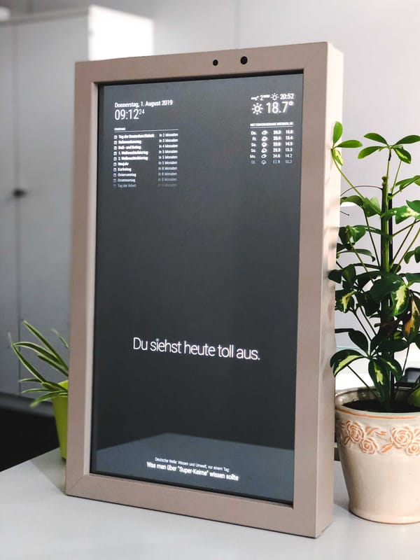 MagicMirror: Een slimme spiegel