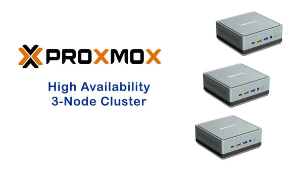 Proxmox & HA: De cluster optuigen